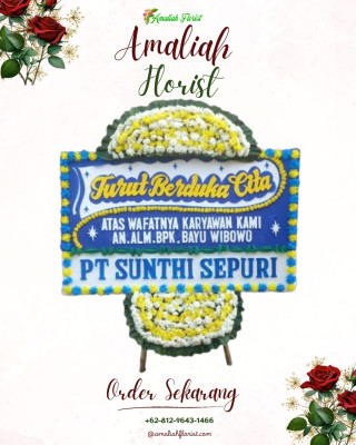 Papan Bunga Duka di Monggas