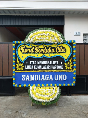Papan Bunga Duka di Monggas